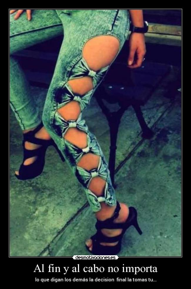 Al fin y al cabo no importa -