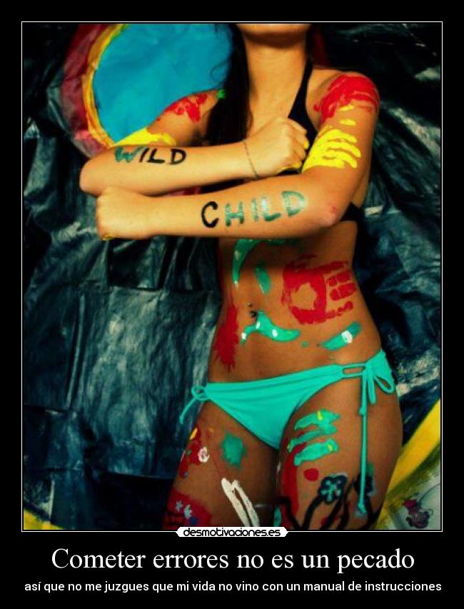 Cometer errores no es un pecado -