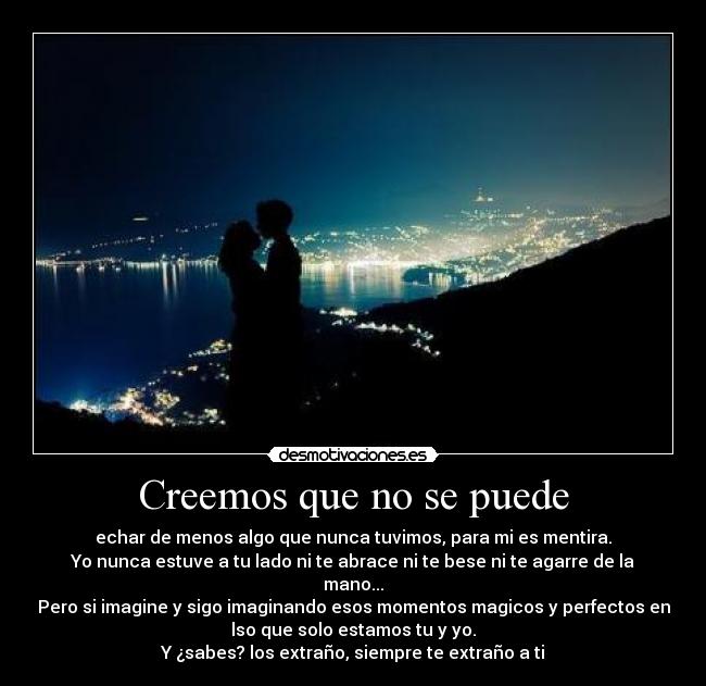 Creemos que no se puede - 