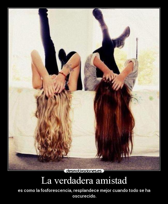 La verdadera amistad -