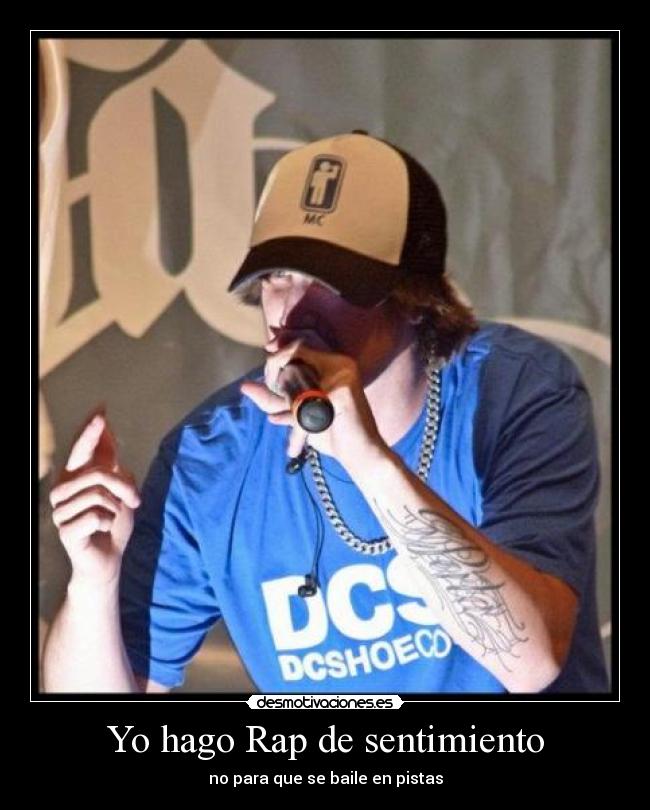 Yo hago Rap de sentimiento -