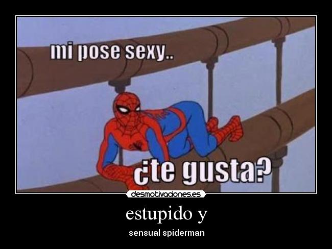 estupido y -
