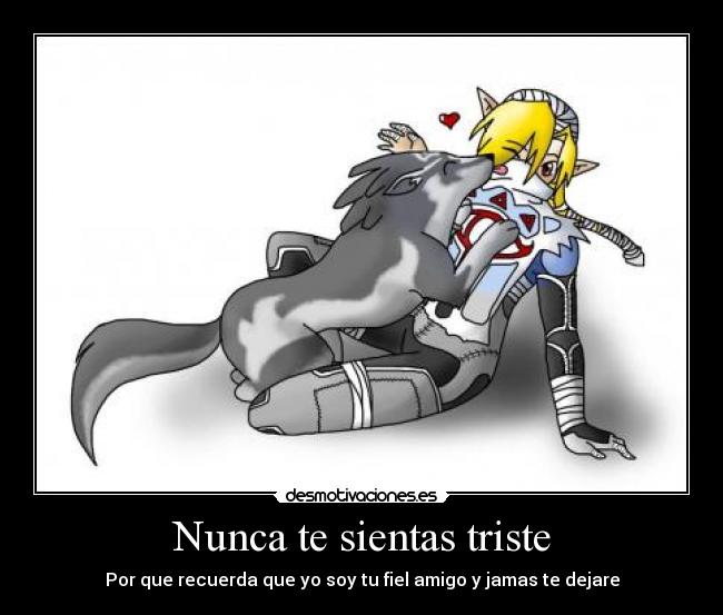 Nunca te sientas triste -