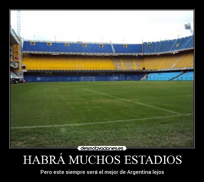 HABRÁ MUCHOS ESTADIOS - Pero este siempre será el mejor de Argentina lejos