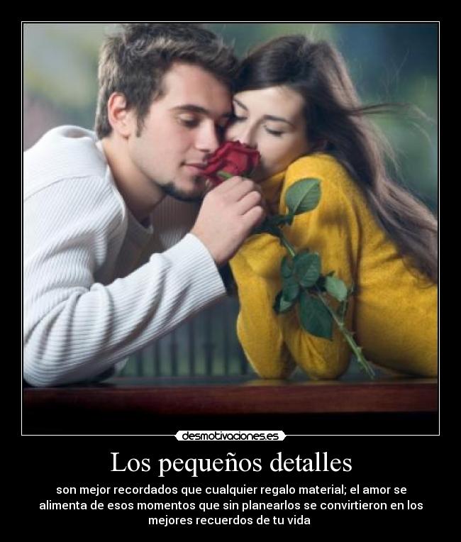 Los pequeños detalles -