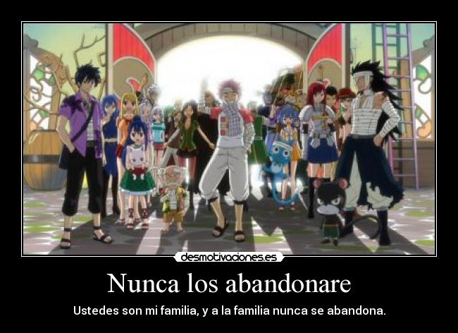 Nunca los abandonare -