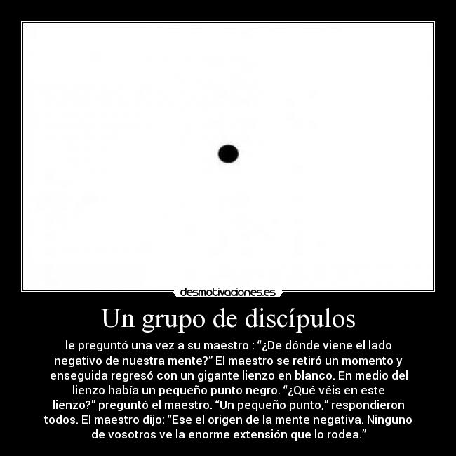 Un grupo de discípulos -