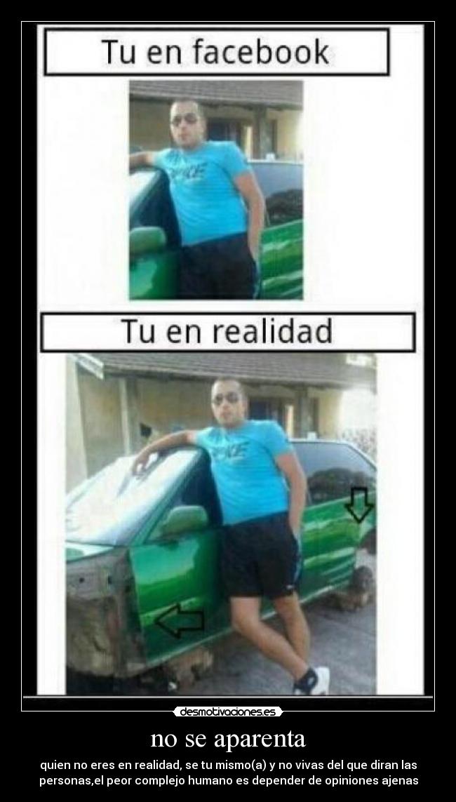 carteles apariencias falsas desmotivaciones