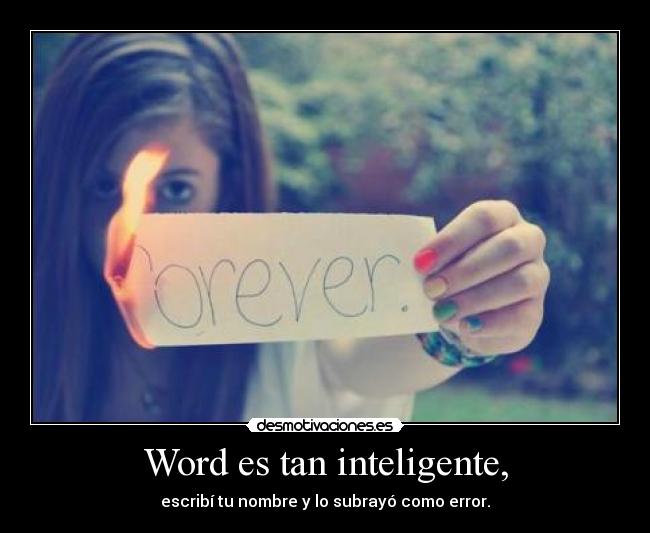 Word es tan inteligente, - 