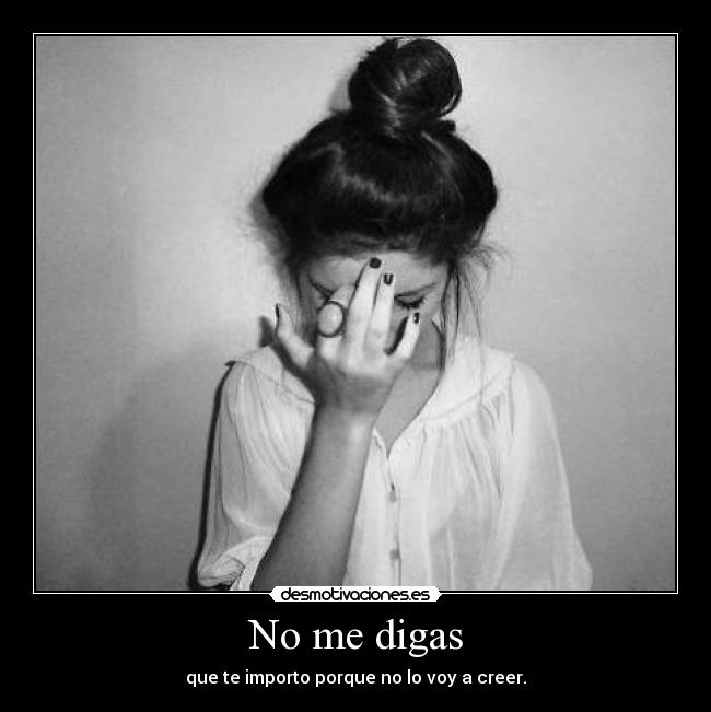 No me digas - 