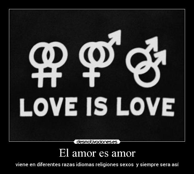El amor es amor -