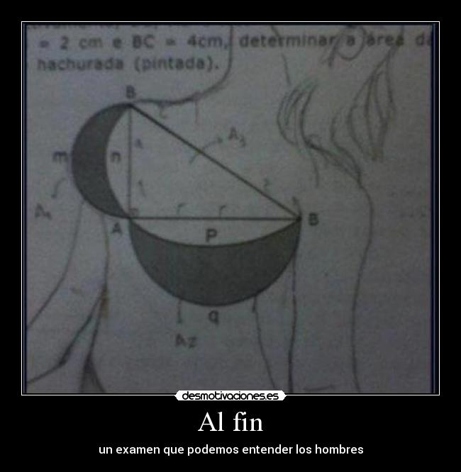 Al fin - un examen que podemos entender los hombres