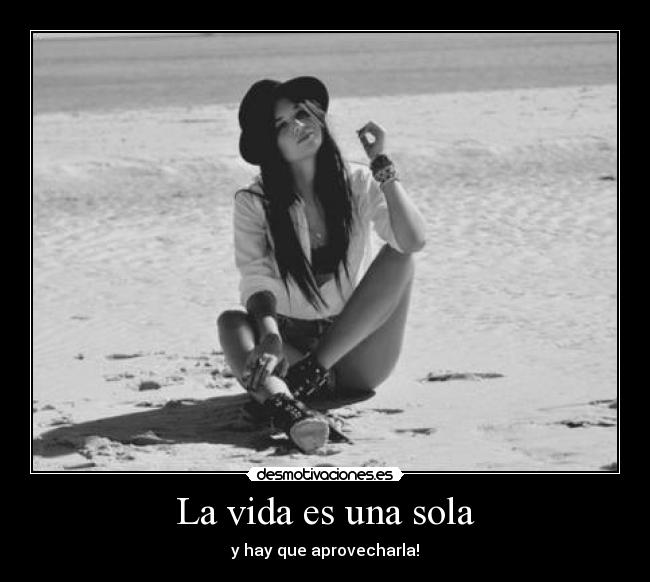 La vida es una sola -