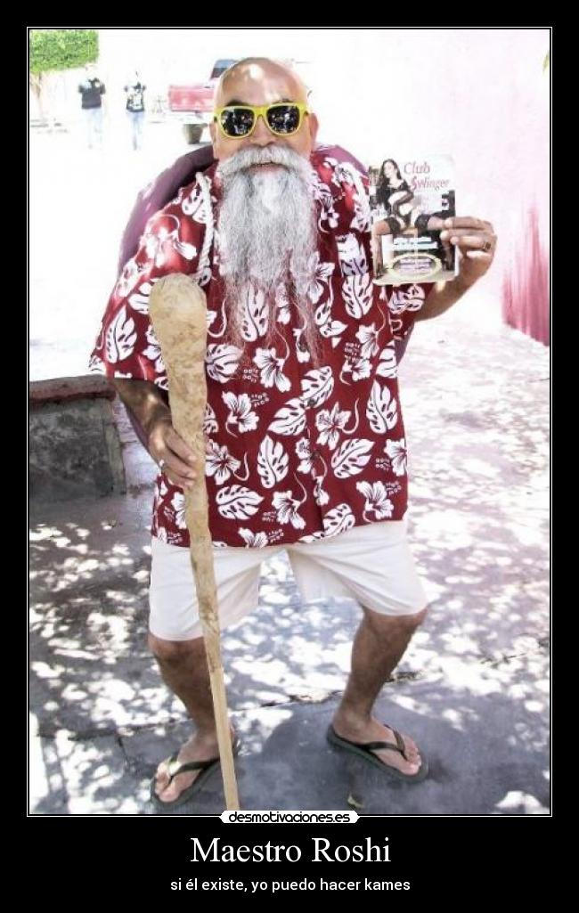 Maestro Roshi - si él existe, yo puedo hacer kames