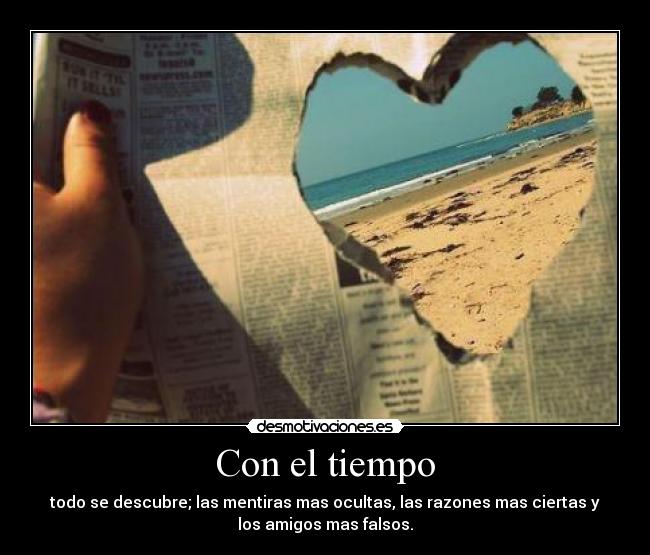 Con el tiempo -