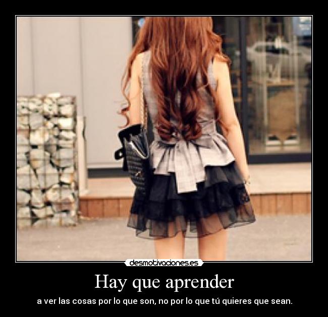 Hay que aprender - 