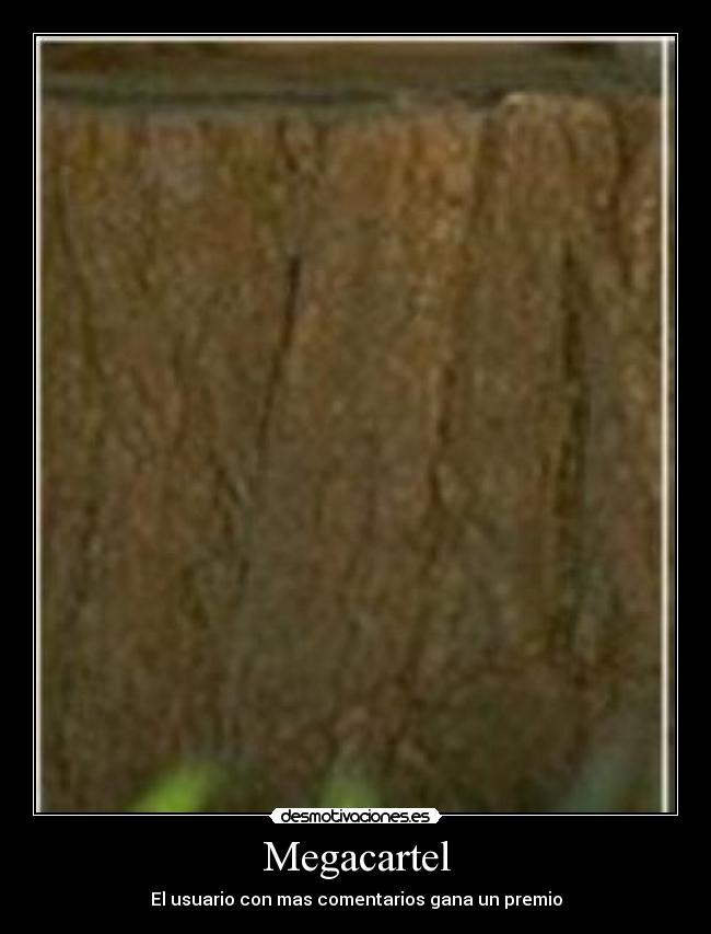 Megacartel - El usuario con mas comentarios gana un premio