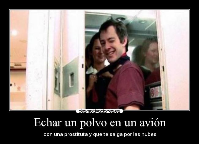 Echar un polvo en un avión -