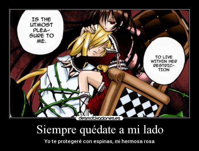 Siempre quédate a mi lado -