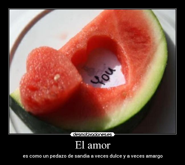El amor -