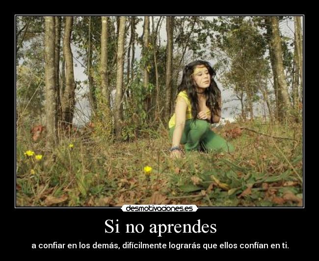 Si no aprendes -