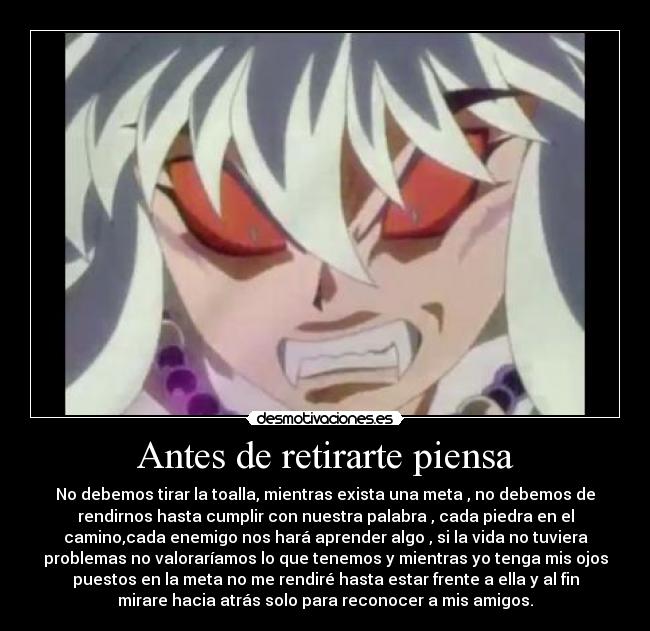 Antes de retirarte piensa - 