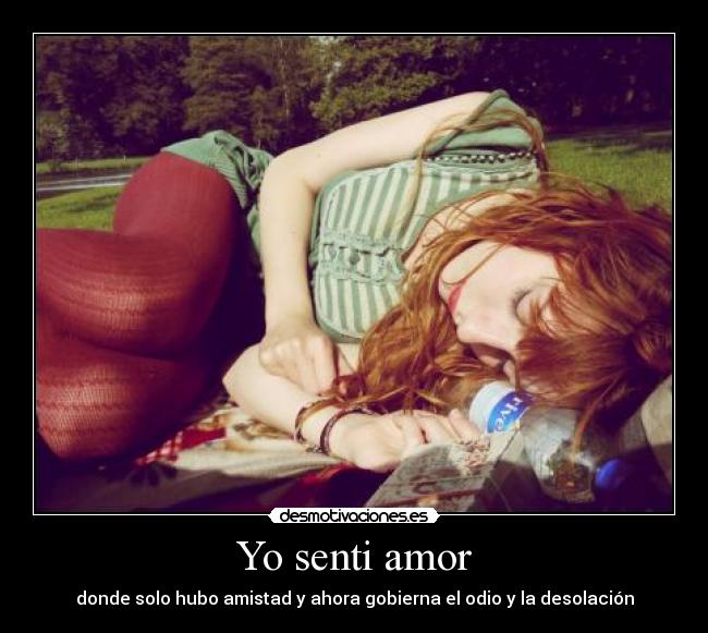 Yo senti amor - 