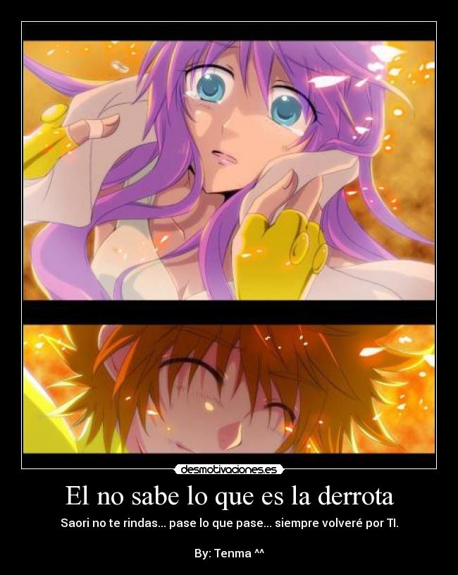 El no sabe lo que es la derrota - 