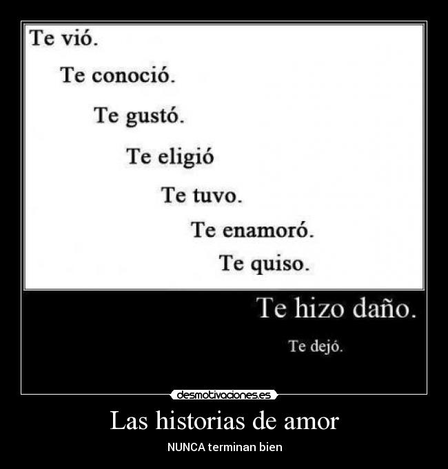 Las historias de amor -