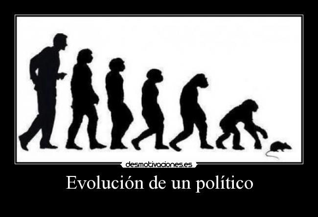 Evolución de un político -