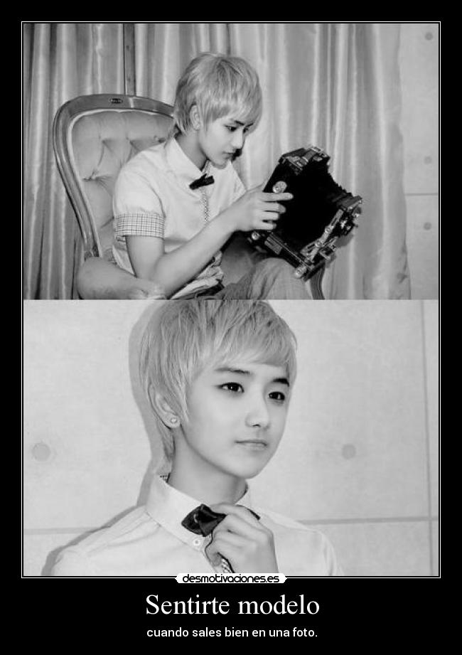 Sentirte modelo - cuando sales bien en una foto.