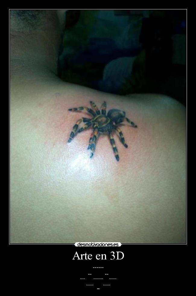 Arte en 3D - ------
-- --
¨¨ ¨¨¨¨ ¨¨¨
¨¨¨ _ ¨¨¨