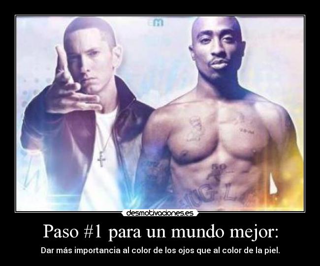 Paso #1 para un mundo mejor: -