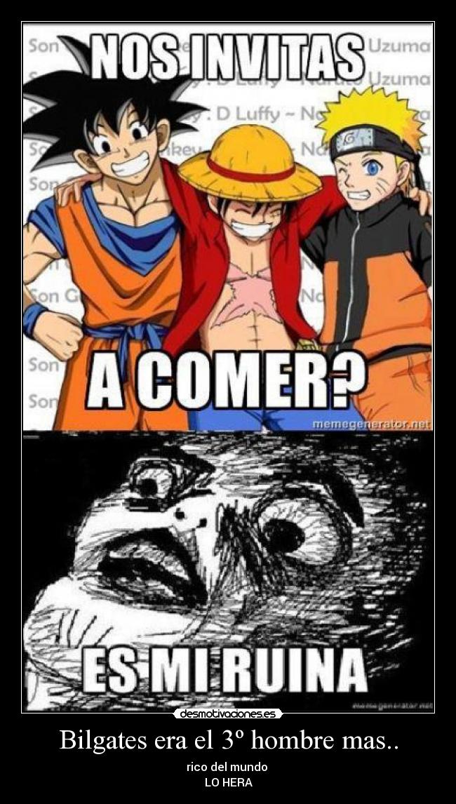 Bilgates era el 3º hombre mas.. -