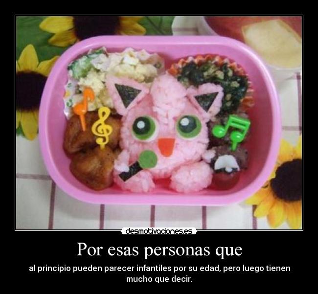 Por esas personas que - 