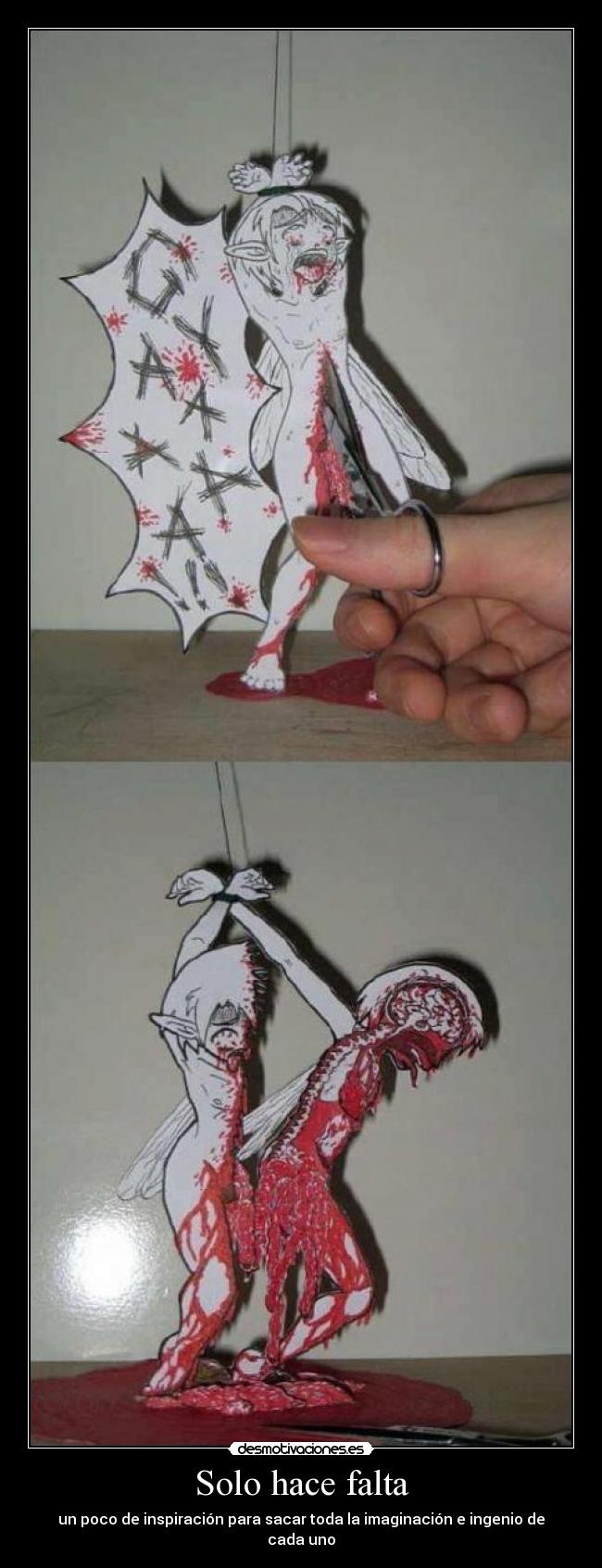 Solo hace falta - un poco de inspiración para sacar toda la imaginación e ingenio de cada uno