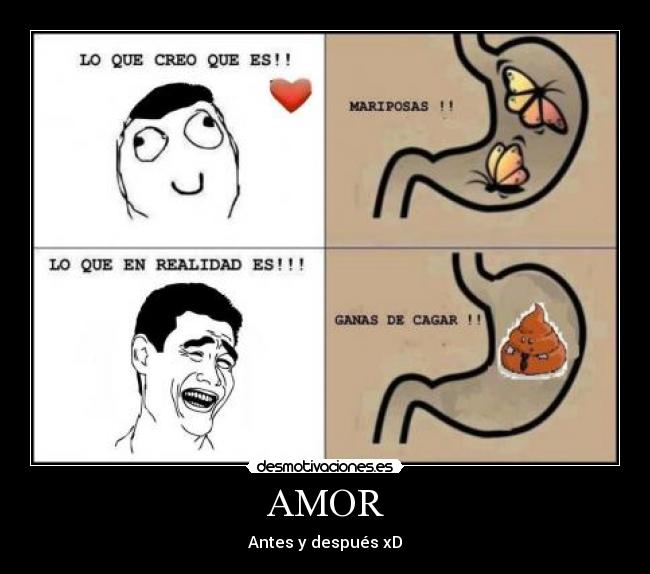 AMOR - Antes y después xD