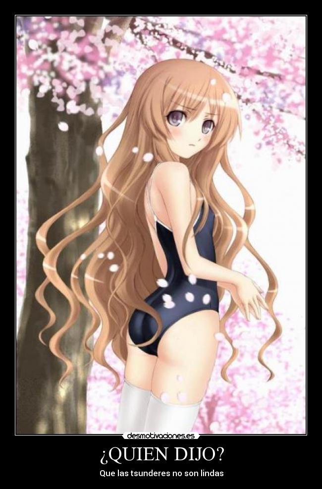 ¿QUIEN DIJO? - Que las tsunderes no son lindas