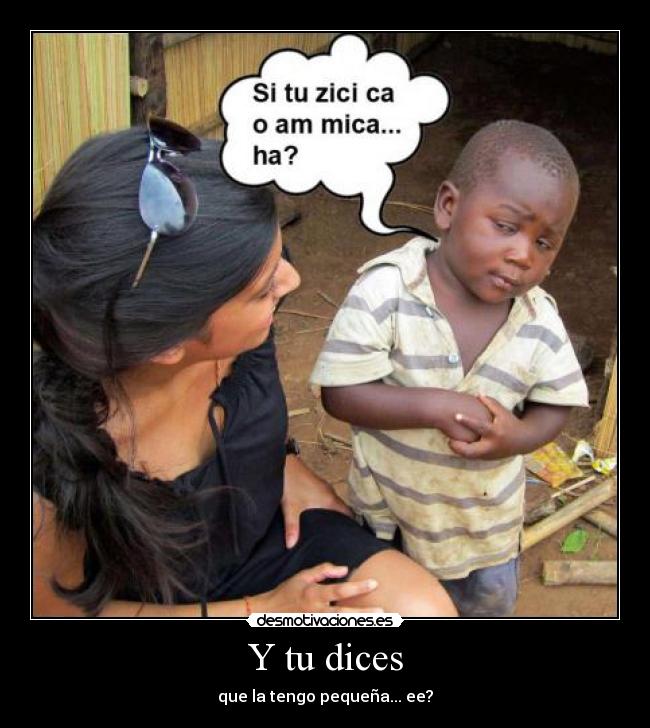 Y tu dices - 