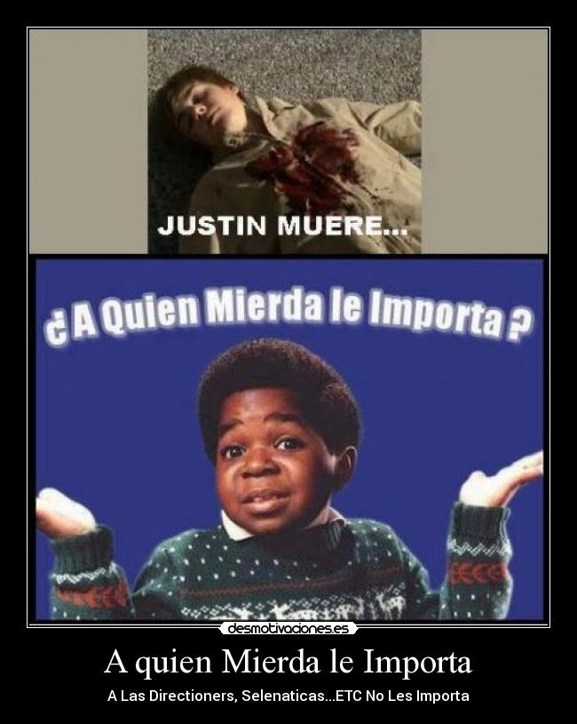 A quien Mierda le Importa - A Las Directioners, Selenaticas...ETC No Les Importa