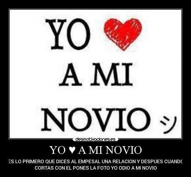 YO ♥ A MI NOVIO -
