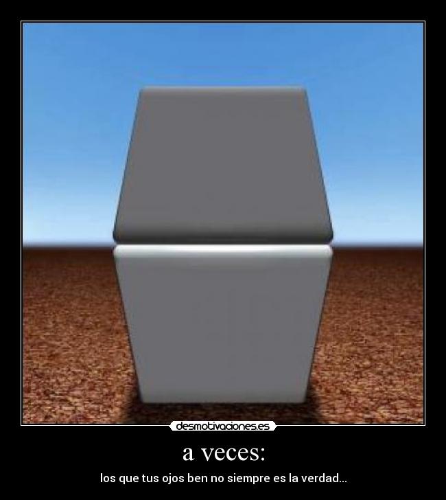 a veces: - 