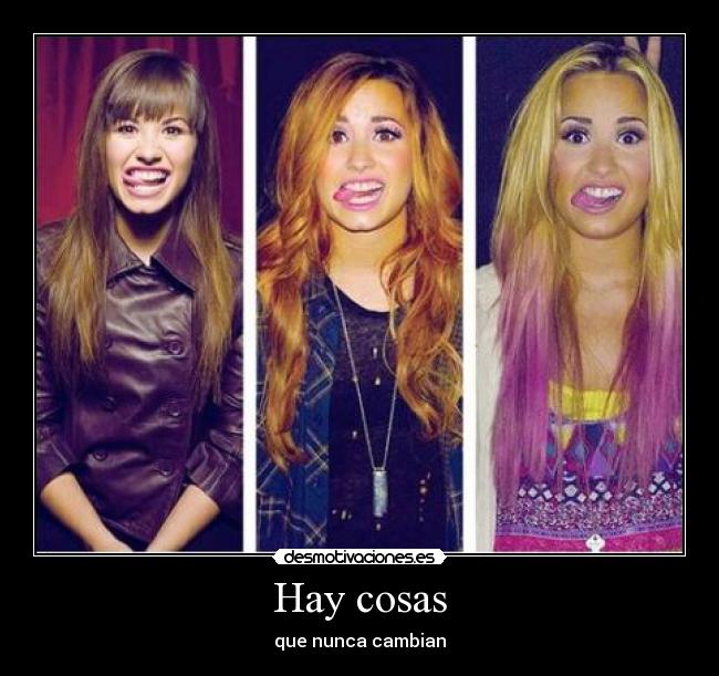 Hay cosas - que nunca cambian