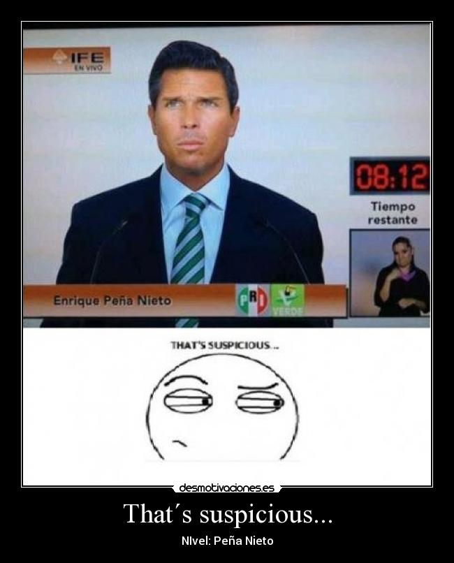 That´s suspicious... -