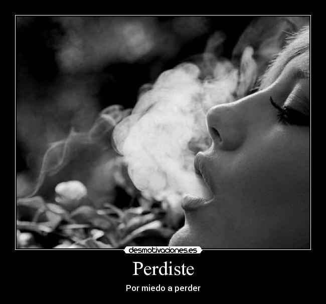 carteles perdiste miedo desmotivaciones