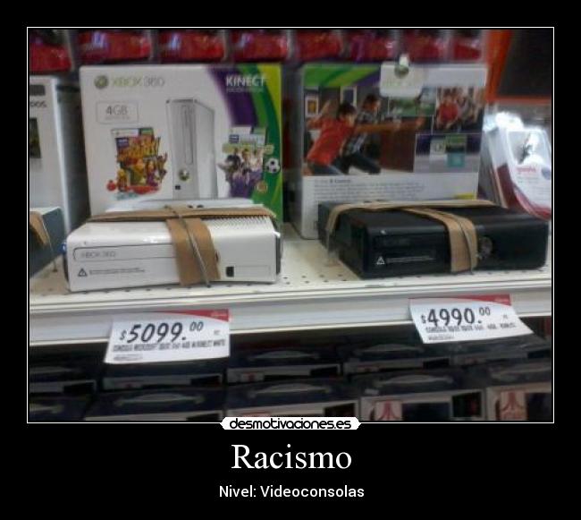 Racismo - Nivel: Videoconsolas