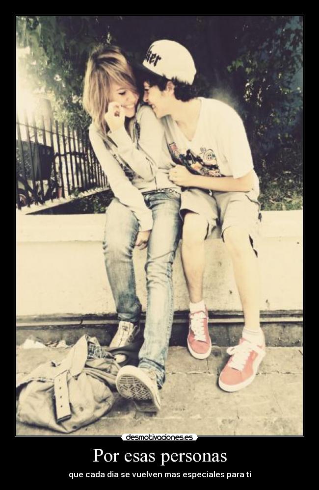 Por esas personas -