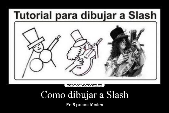 Como dibujar a Slash - 