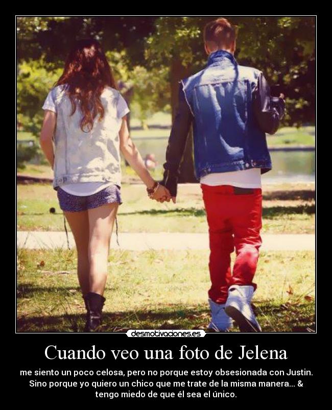 Cuando veo una foto de Jelena -