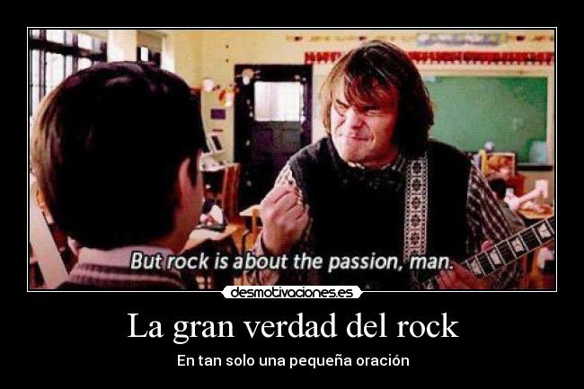 La gran verdad del rock -